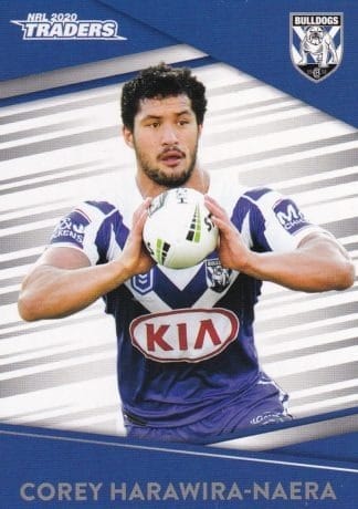 2020 NRL Traders Common Card - Base 024 Corey Harawira-Naera Canterbury Bulldogs