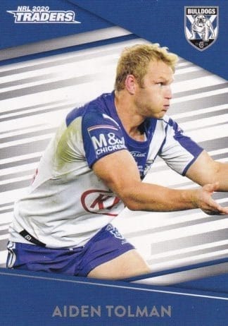 2020 NRL Traders Common Card - Base 029 Aiden Tolman Canterbury Bulldogs