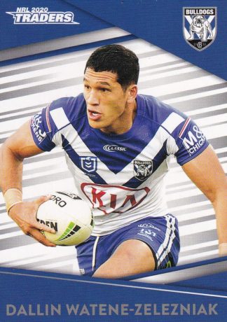 2020 NRL Traders Common Card - Base 030 Dallin Watene-Zelezniak Canterbury Bulldogs