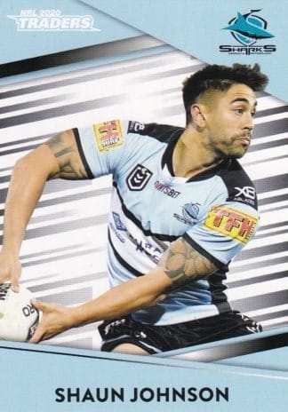 2020 NRL Traders Common Card - Base 035 Shaun Johnson Cronulla Sharks