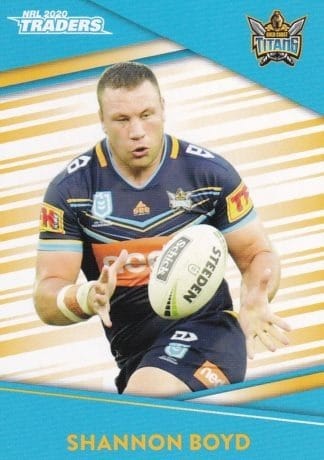 2020 NRL Traders Common Card - Base 043 Shannon Boyd Gold Coast Titans