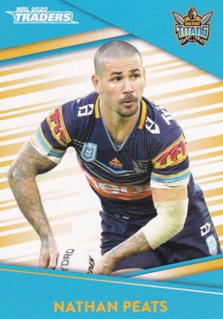 2020 NRL Traders Common Card - Base 045 Nathan Peats Gold Coast Titans