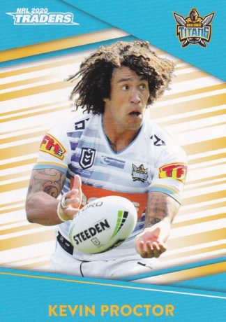 2020 NRL Traders Common Card - Base 046 Kevin Proctor Gold Coast Titans