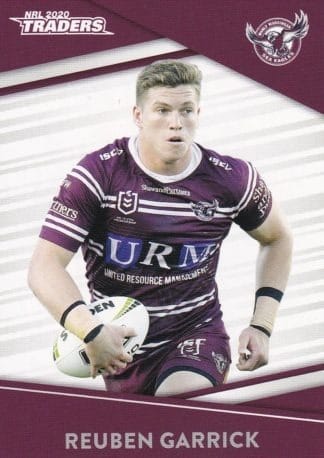 2020 NRL Traders Common Card - Base 054 Reuben Garrick Manly Sea Eagles
