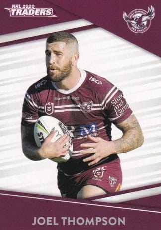 2020 NRL Traders Common Card - Base 058 Joel Thompson Manly Sea Eagles