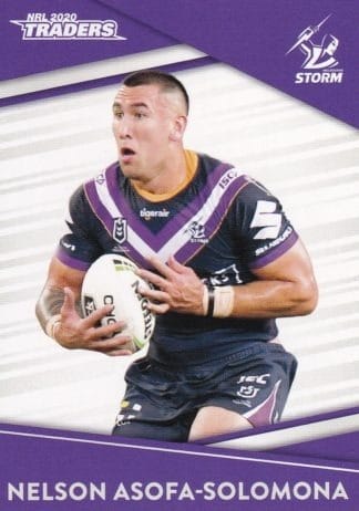 2020 NRL Traders Common Card - Base 063 Nelson Asofa-Solomona Melbourne Storm