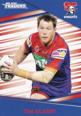2020 NRL Traders Common Card - Base 072 Tim Glasby Newcastle Knights