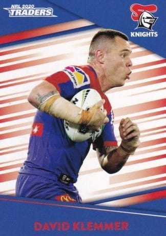 2020 NRL Traders Common Card - Base 073 David Klemmer Newcastle Knights