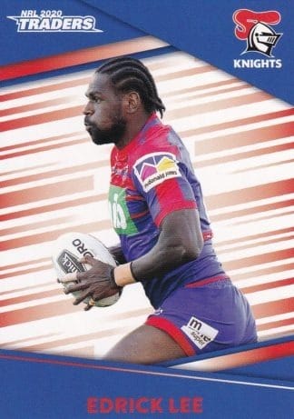 2020 NRL Traders Common Card - Base 074 Edrick Lee Newcastle Knights