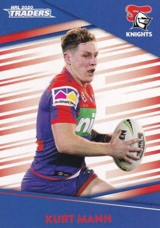 2020 NRL Traders Common Card - Base 075 Kurt Mann Newcastle Knights