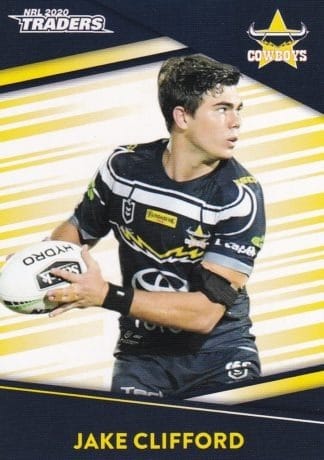 2020 NRL Traders Common Card - Base 083 Jake Clifford North QLD Cowboys