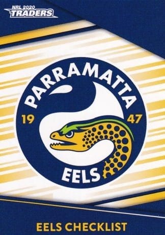 2020 NRL Traders Common Card - Base 091 Checklist Parramatta Eels