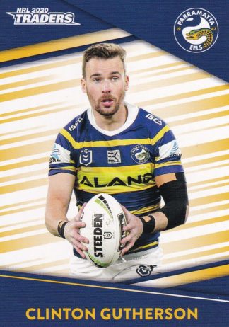 2020 NRL Traders Common Card - Base 095 Clinton Gutherson Parramatta Eels