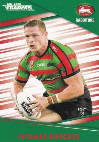 2020 NRL Traders Common Card - Base 112 Thomas Burgess South Sydney Rabbitohs