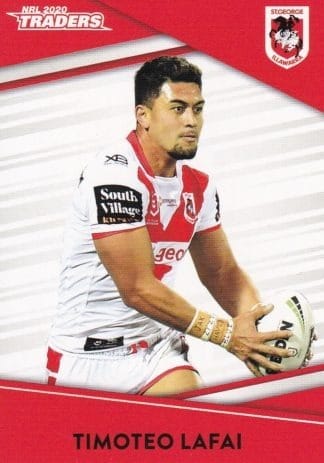 2020 NRL Traders Common Card - Base 125 Timoteo Lafai St George Dragons