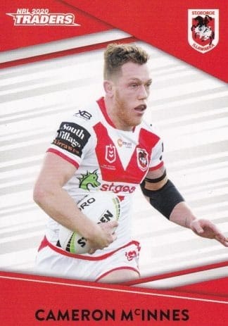 2020 NRL Traders Common Card - Base 127 Cameron McInnes St George Dragons