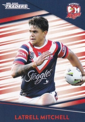 2020 NRL Traders Common Card - Base 136 Latrell Mitchell Sydney Roosters