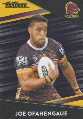 2020 NRL Traders Platinum Parallels - PS009 Joe Ofahengaue Brisbane Broncos