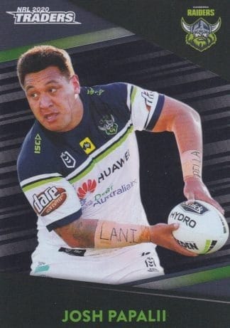 2020 NRL Traders Platinum Parallels - PS017 Josh Papalii Canberra Raiders