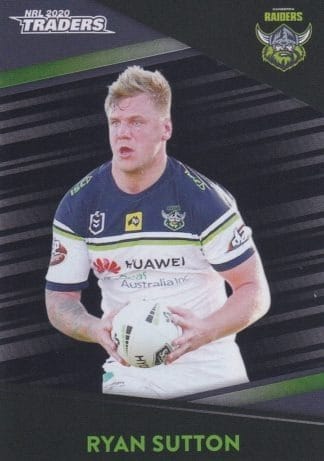 2020 NRL Traders Platinum Parallels - PS018 Ryan Sutton Canberra Raiders
