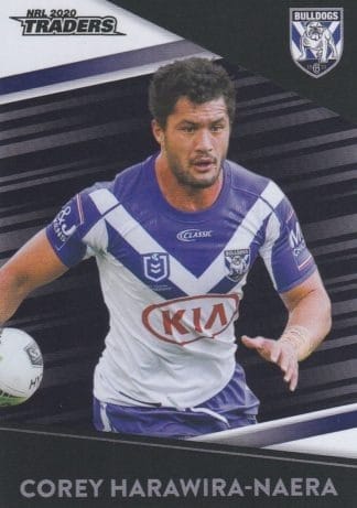 2020 NRL Traders Platinum Parallels - PS024 Corey Harawira-Naera Canterbury Bulldogs