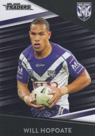 2020 NRL Traders Platinum Parallels - PS025 Will Hopoate Canterbury Bulldogs