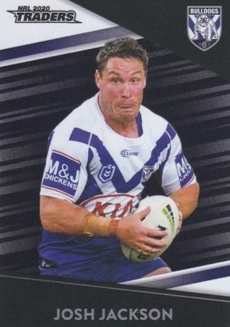 2020 NRL Traders Platinum Parallels - PS026 Josh Jackson Canterbury Bulldogs