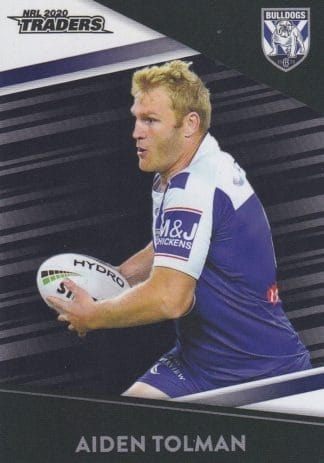 2020 NRL Traders Platinum Parallels - PS029 Aiden Tolman Canterbury Bulldogs
