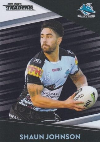 2020 NRL Traders Platinum Parallels - PS035 Shaun Johnson Cronulla Sharks
