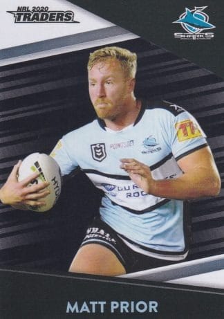 2020 NRL Traders Platinum Parallels - PS037 Matt Prior Cronulla Sharks