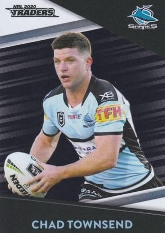 2020 NRL Traders Platinum Parallels - PS038 Chad Townsend Cronulla Sharks