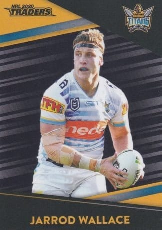 2020 NRL Traders Platinum Parallels - PS050 Jarrod Wallace Gold Coast Titans