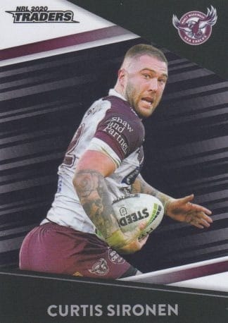 2020 NRL Traders Platinum Parallels - PS055 Curtis Sironen Manly Sea Eagles