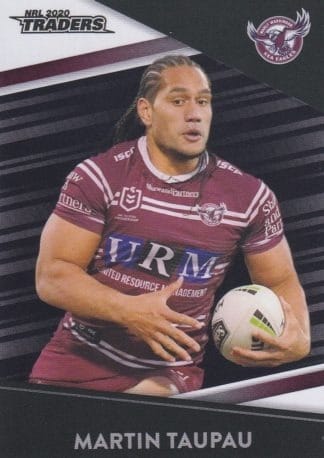 2020 NRL Traders Platinum Parallels - PS057 Martin Taupau Manly Sea Eagles
