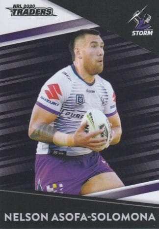 2020 NRL Traders Platinum Parallels - PS063 Nelson Asofa-Solomona Melbourne Storm