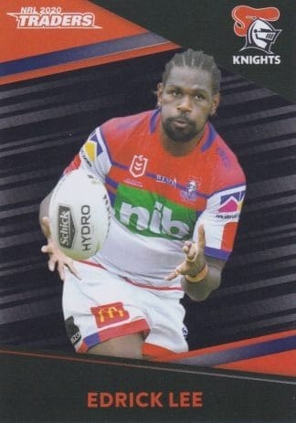 2020 NRL Traders Platinum Parallels - PS074 Edrick Lee Newcastle Knights