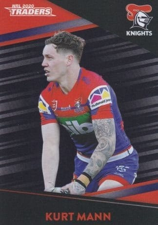 2020 NRL Traders Platinum Parallels - PS075 Kurt Mann Newcastle Knights