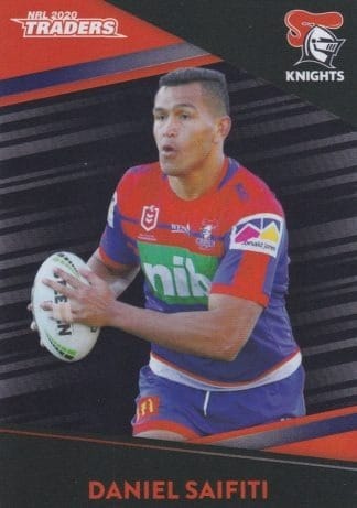 2020 NRL Traders Platinum Parallels - PS079 Daniel Saifiti Newcastle Knights