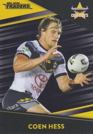 2020 NRL Traders Platinum Parallels - PS086 Coen Hess North QLD Cowboys