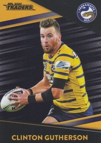 2020 NRL Traders Platinum Parallels - PS095 Clinton Gutherson Parramatta Eels