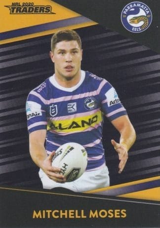 2020 NRL Traders Platinum Parallels - PS097 Mitchell Moses Parramatta Eels