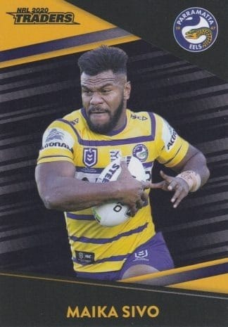 2020 NRL Traders Platinum Parallels - PS100 Maika Sivo Parramatta Eels