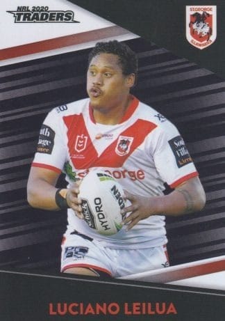 2020 NRL Traders Platinum Parallels - PS126 Luciano Leilua St George Dragons