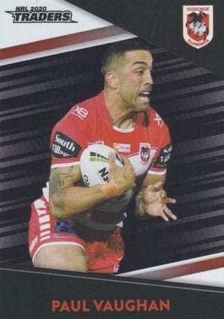 2020 NRL Traders Platinum Parallels - PS130 Paul Vaughan St George Dragons