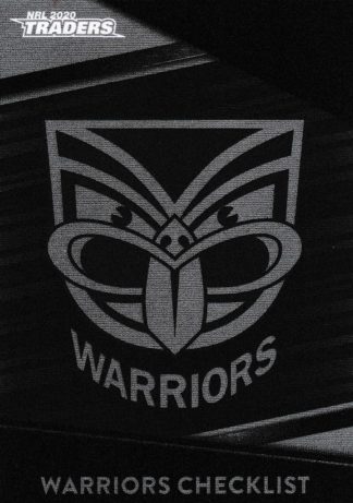 2020 NRL Traders Platinum Parallels - PS141 Checklist Warriors