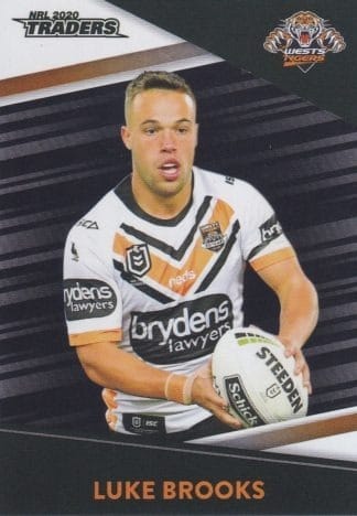 2020 NRL Traders Platinum Parallels - PS153 Luke Brooks West Tigers