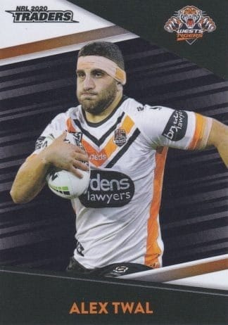 2020 NRL Traders Platinum Parallels - PS160 Alex Twal West Tigers