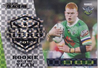 2020 NRL Traders Club Hero Parallel - CHP04 Corey Horsburgh Canberra Raiders