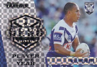 2020 NRL Traders Club Hero Parallel - CHP05 Will Hopoate Canterbury Bulldogs