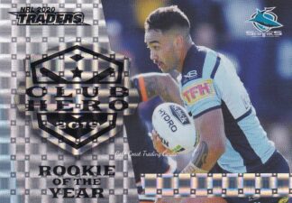 2020 NRL Traders Club Hero Parallel - CHP08 Briton Nikora Cronulla Sharks